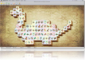 MahJong Suite for Mac - Dinosaur Layout Screenshot