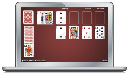 Chrome Solitaire Game 