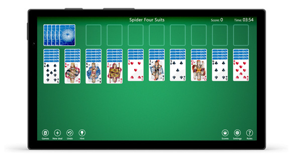 123 Free Solitaire - Spider Two Suits Solitaire