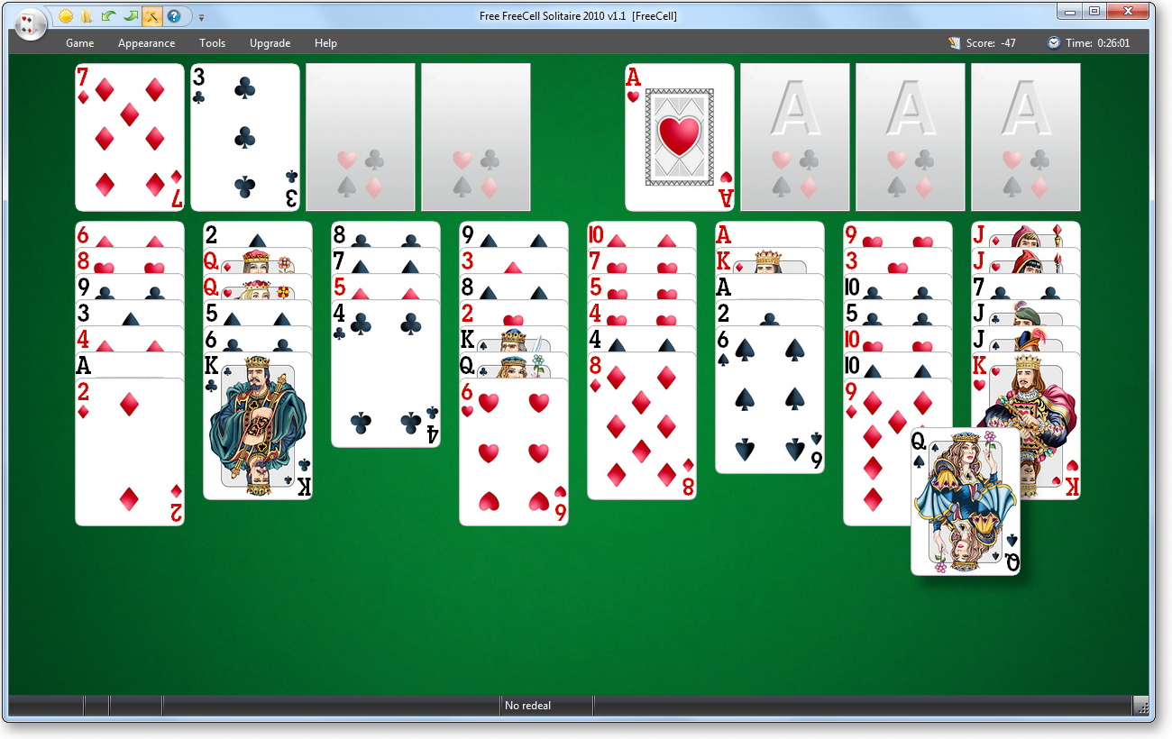 Free FreeCell - FreeCell screenshot