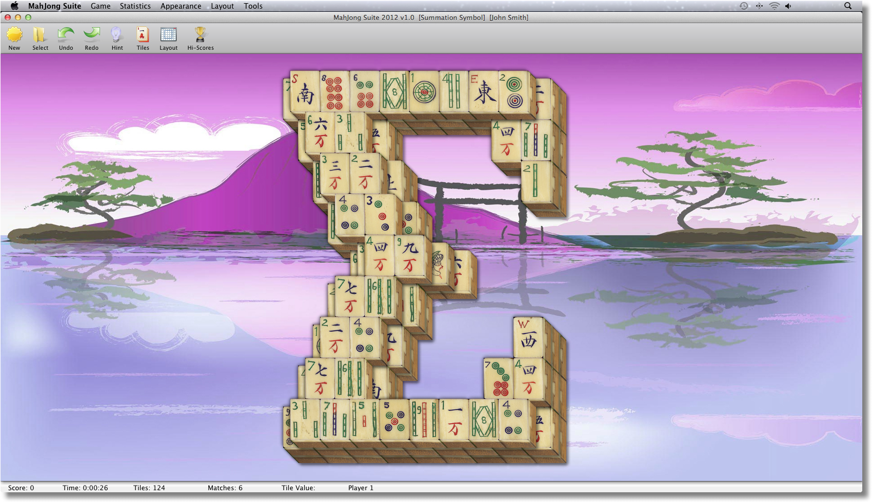 MahJong Suite - Summation Symbol Screenshot