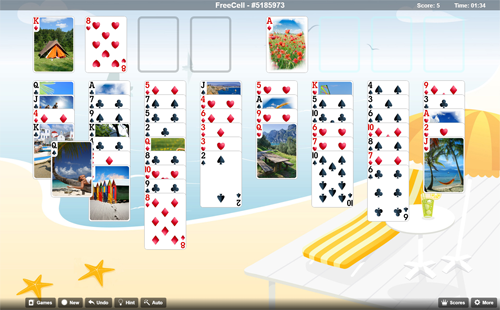 Freecell Summer Holiday